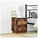 Comodini con luci LED 2 pezzi Rovere affumicato 39x34.5x50 cm - Foto miniatura 2