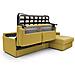 Evans Divano Letto Angolare Impermeabile T13 Giallo - Foto miniatura 5