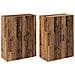 Armadi da Muro 2 pcs Legno vecchio 69.5 x 34 x 90 cm - Foto miniatura 1