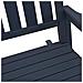 Sedia a dondolo da giardino 2 pcs Navy 70 x 92 x 108cm Plastica - Foto miniatura 9