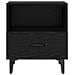 Armadio da Notte con cassetto Rovere nero 40 x 35 x 47,5 cm - Foto miniatura 6