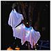 Fantasma appeso di Halloween 3 pcs Bianco 52 x 62 cm Poliestere - Foto miniatura 2