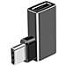 Adattatore Da Type-c A Usb4: Convertitore Angolato Maschio-femmina, Supporta La Ricarica A 240w E Dati A 40gbps - Foto miniatura 2