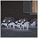 Renne LED 7 pcs Bianco Tessuto - Foto miniatura 3
