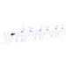 Renne LED 7 pcs Bianco Tessuto - Foto miniatura 9