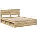 Struttura del letto Sonoma 160 x 200 cm Pino massello - Foto miniatura 4