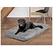 130x90 cm Cuscino per cuccia per cani Shaggy Grigio chiaro Impermeabile - Foto miniatura 9