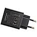 Caricabatterie Fast Originale Usb Hj-fc038k7-eu 18w Black Bulk Per Smartphone E Tablet - Foto miniatura 3