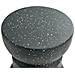 Tavolino Faliro 37 Cm 37 Cm Effetto Terrazzo Terrazzo Nero - Foto miniatura 3
