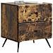 Armadio da Notte 2 pcs Rovere Fumo 43 x 34,5 x 47,5 cm - Foto miniatura 2