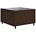 Set Divani da Giardino 10pz con Cuscini in Polyrattan Marrone - Foto miniatura 5