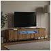 Mobile TV LED Rovere Artigianale Legno ingegnerizzato - Foto miniatura 4