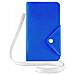 Cust Resist Acqua Flip Oriz + 3 Vani Carta+tracolla Smartphone 5.1'' Blu - Foto miniatura 1