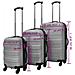 Set Trolley Rigidi 3 pz Argento 45,5/55/66 cm - Foto miniatura 5