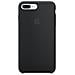 Custodia in Silicone per iPhone 8 Plus e 7 Plus Colore Nero - Foto miniatura 6