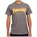 T-shirt Flame Logo Grigio (s, Grigio) - Foto miniatura 2