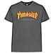 T-shirt Flame Logo Grigio (s, Grigio) - Foto miniatura 5