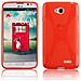 Custodia Compatibile Con Lg L70 In Rosso Cremisi - Coperchio Protettivo In Silicone Tpu Flessibile - Foto miniatura 1