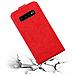 Custodia Compatibile Con Samsung Galaxy S10 In Rosso Mela - Coperchio Protettivo In Design Flip Con Chiusura Magnetica - Foto miniatura 2