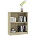 Libreria Rovere Sonoma 60x24x76 cm in Legno Multistrato - Foto miniatura 3