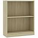 Libreria Rovere Sonoma 60x24x76 cm in Legno Multistrato - Foto miniatura 1