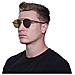 We0249 Colore 92q Lenti Oro Specchiato Occhiali Da Sole Unisex - Foto miniatura 3
