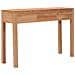 Tavolo Consolle 110x35x75 Cm In Legno Massello Di Teak - Foto miniatura 1