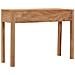 Tavolo Consolle 110x35x75 Cm In Legno Massello Di Teak - Foto miniatura 4