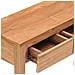 Tavolo Consolle 110x35x75 Cm In Legno Massello Di Teak - Foto miniatura 6