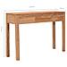 Tavolo Consolle 110x35x75 Cm In Legno Massello Di Teak - Foto miniatura 8