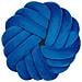 Cuscino A Nodo 30 X 30 Cm Blu Akola - Foto miniatura 8