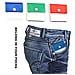 6 Pezzi Pocket Posacenere Ash Pouch- Prova Di Fuoco Del Pvc Inodore-portatile Compact- Assortiti Colori - Foto miniatura 4