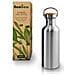 Bottiglia A Parete Semplice Acqua Dellacciaio Inossidabile 750 Ml Bottiglia Di Acqua Eco-friendly Riutilizzabile Bottiglia Campfire Proof Plastica Libero E Bottiglia Tenuta Ermetica Metallo Acqua 750 Ml Di Acqua Eco - Foto miniatura 1