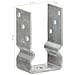 Picchetti Per Recinzione 12 Pz Argento 8x6x15cm Acciaio Zincato - Foto miniatura 8