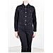 Giubbotto Trucker Donna In Denim Nero - Foto miniatura 2