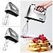 Hm4 / sr Sbattitore Elettrico A Mano 400 W - Frusta Elettrica 5 Velocità - Porta Accessori Incluso - Sbattitori, Ganci E Frusta Inclusi - Ideale Per Dolci / Torte / Creme / Pasticceria - Foto miniatura 4