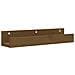 Mensole Da Parete 2 Pz Miele 50x12x9cm Legno Massello Di Pino - Foto miniatura 3