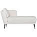 Chaise Longue Versione Sinistra Artheze Bouclé Bianco Sporco - Foto miniatura 4