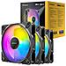 TQ 12025 ARGB 3PK Case per computer Ventilatore 12 cm Nero 3 pz - Foto miniatura 2