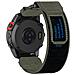 Cinturino Orologio Da 20 Mm Per Garmin Fenix 7s /instinct 2s / 6s / 5s /descent Mk3 Taglia S Nylon Grey - Foto miniatura 1