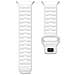 Cinturino Per Orologio In Silicone Per Samsung Galaxy Watch Ultra 47 Mm White - Foto miniatura 5