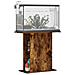 Supporto Acquario 75x36x72,5 cm Legno Multistrato Rovere Fumo - Foto miniatura 3
