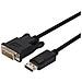 Y-5118BA cavo e adattatore video 1,8 m DisplayPort DVI Nero - Foto miniatura 1
