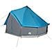 Tenda Familiare Tipi per 10 Persone Blu Impermeabile - Foto miniatura 4