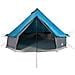 Tenda Familiare Tipi per 10 Persone Blu Impermeabile - Foto miniatura 6