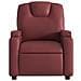 Poltrona Reclinabile Elettrica Rosso Vino in Similpelle - Foto miniatura 9