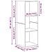 Set mobile TV 4 pz Rovere artigianale Legno ingegnerizzato - Foto miniatura 9