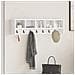 Appendiabiti a muro Bianco 100 x 16 x 26 cm Legno multistrato - Foto miniatura 2