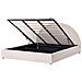 Letto Contenitore Tessuto Mouzon 180 X 200 Cm Beige Chiaro - Foto miniatura 2