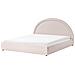Letto Contenitore Tessuto Mouzon 180 X 200 Cm Beige Chiaro - Foto miniatura 4